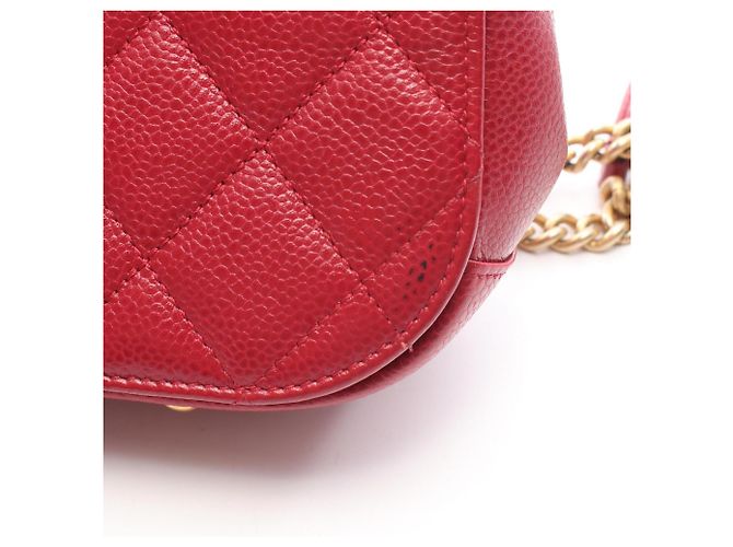 Chanel Matelassé 2-Way Schultertasche Rot - Ansicht 8