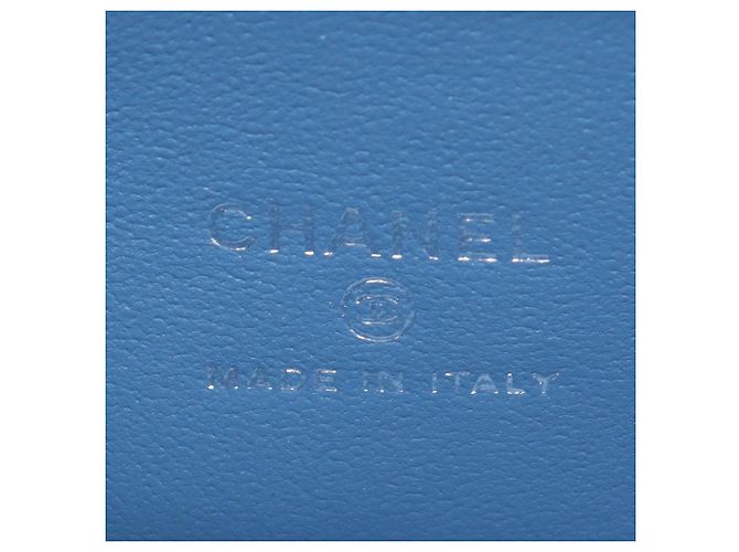 Borsa a tracolla Vanity Chanel Matelassé Blu - vista 4
