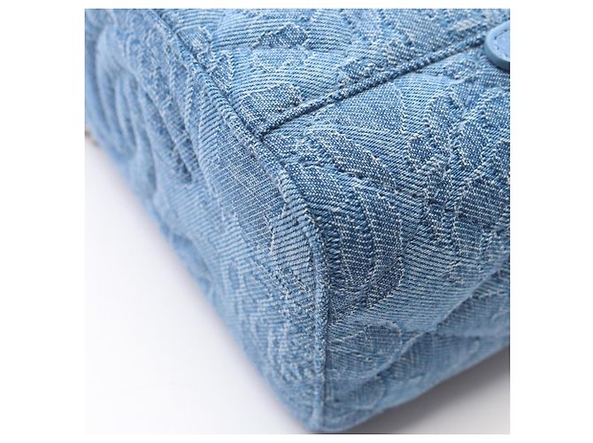 Borsa a tracolla Vanity Chanel Matelassé Blu - vista 6