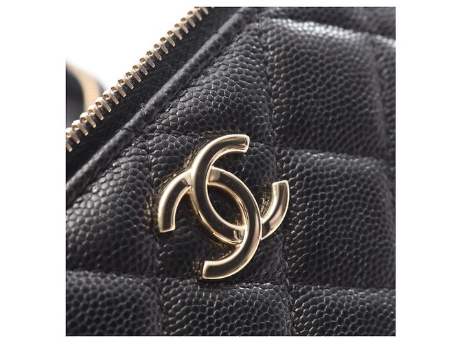 Bolsa Vanity Chanel Matelassé Preto - vista 10