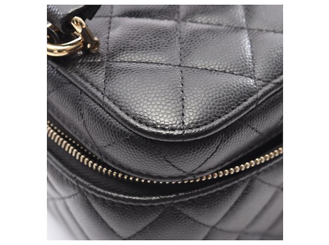Bolsa Vanity Chanel Matelassé Preto - vista 7