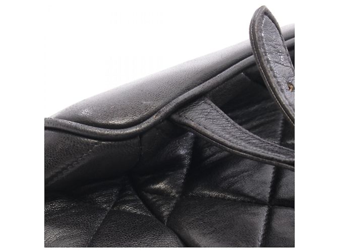 Zaino/Borsa Chanel Matelassé con chiusura a girella e catena Nero - vista 8