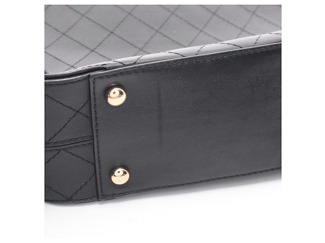 Chanel Matelassé Full Flap Schultertasche Schwarz - Ansicht 11