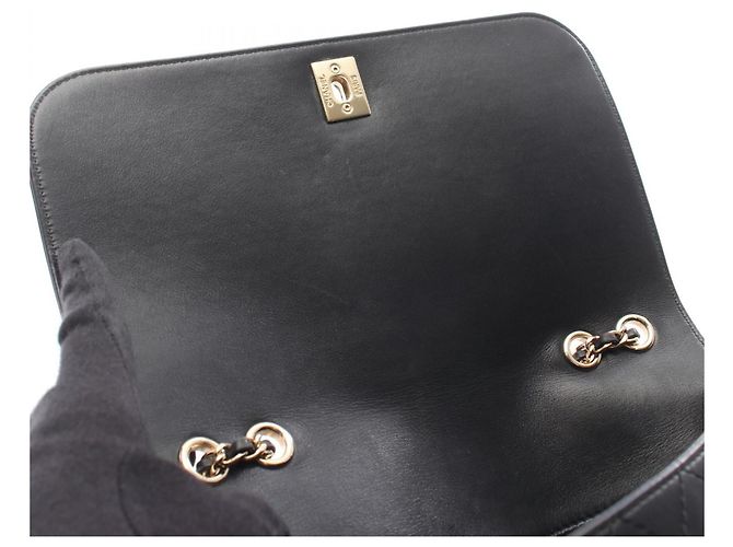 Chanel Matelassé Full Flap Schultertasche Schwarz - Ansicht 9