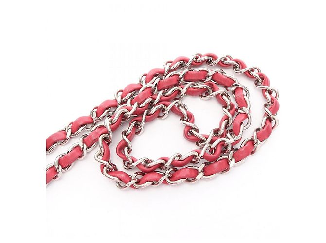 Borsa a tracolla Chanel Mini Matelassé Rosa - vista 16