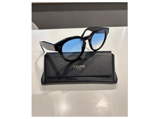 Céline Celine Sonnenbrille CL41049/S 52mm Schwarz Blau - Ansicht 2
