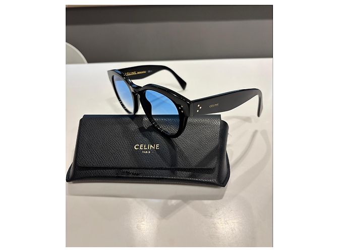 Céline Celine Sonnenbrille CL41049/S 52mm Schwarz Blau - Ansicht 5