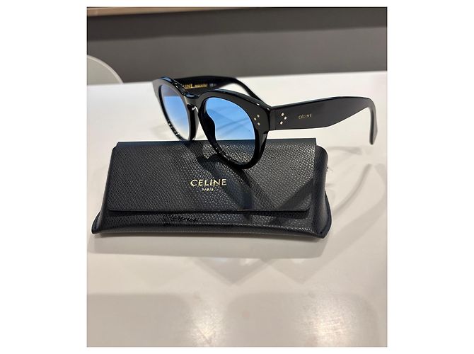 Céline Celine Sonnenbrille CL41049/S 52mm Schwarz Blau - Ansicht 6