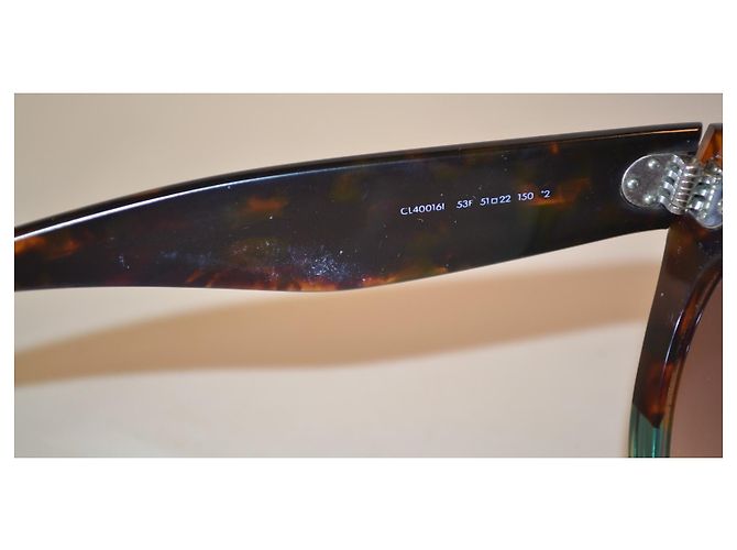 Céline Celine CL400161 Sonnenbrille aus Schildpatt-Acetat Braun Mehrfarben - Ansicht 8
