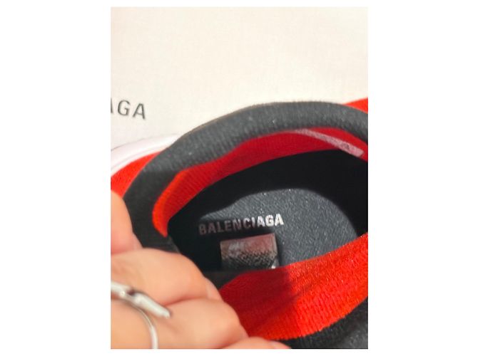 Balenciaga Speed Trainer Sneakers Rosse Rosso - vista 9