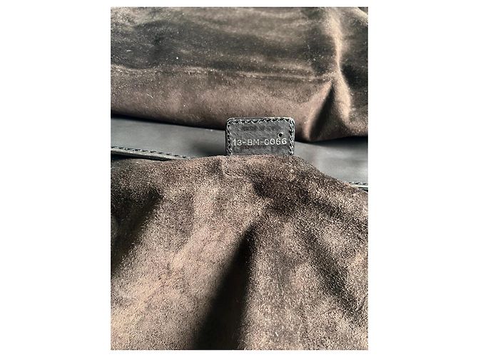 Christian Dior Borsa Hobo Rebelle Pelle Marrone - vista 13