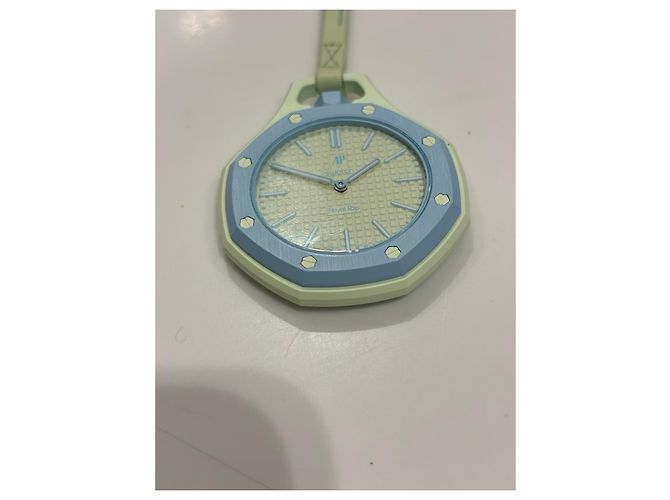 Autre Marque Swatch x Audemars Piguet Royal Oak Pop Uhr Hellgrün Hellblau - Ansicht 10