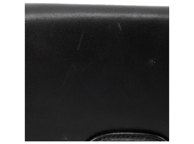 DIOR - Bobby MM Dior Schultertasche aus schwarzem glattem Leder - Ansicht 7