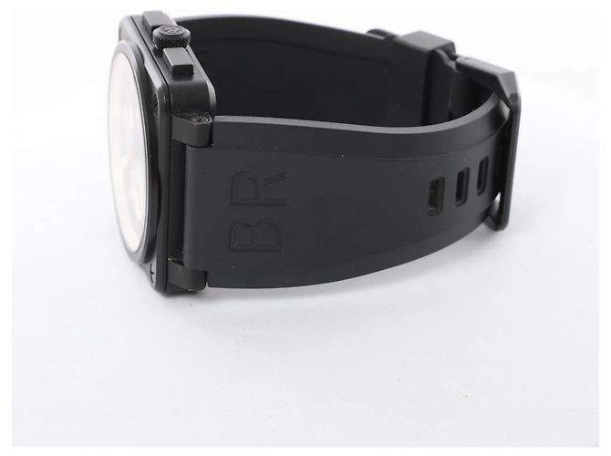 Orologio Bell & Ross BR03-94-S 05034 SS & Rubber AT con quadrante nero - vista 5