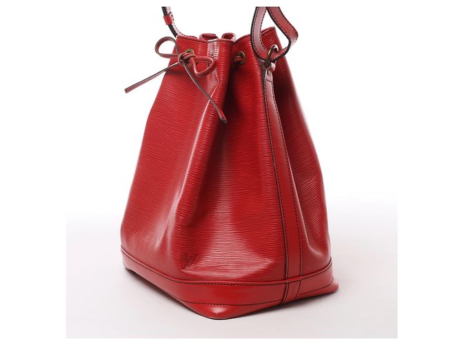 Borsa a tracolla Louis Vuitton Noe in pelle Epi rossa M44007 Rosso - vista 2