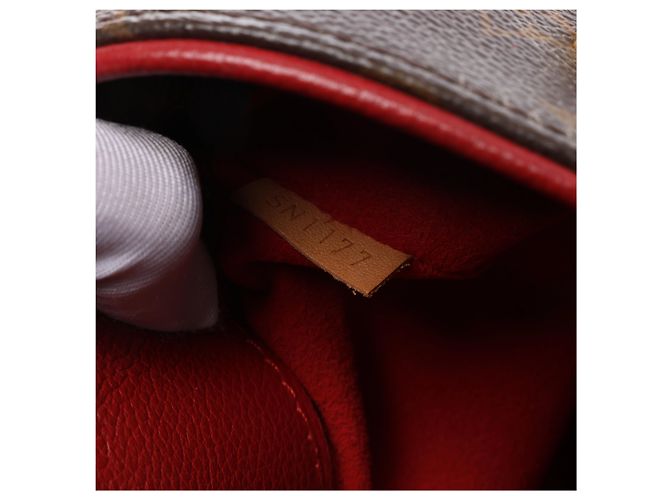 Borsa a mano 2Way Louis Vuitton Pallas Monogram Canvas in Brown x Red M41175 Rosso - vista 11