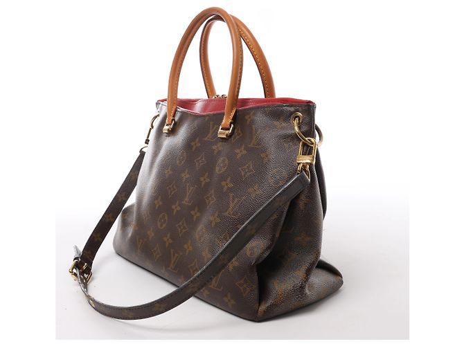 Borsa a mano 2Way Louis Vuitton Pallas Monogram Canvas in Brown x Red M41175 Rosso - vista 3
