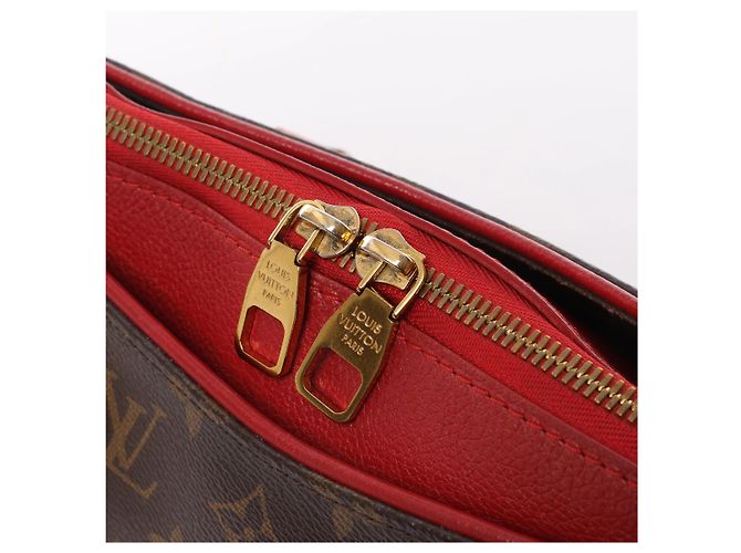 Borsa a mano 2Way Louis Vuitton Pallas Monogram Canvas in Brown x Red M41175 Rosso - vista 6