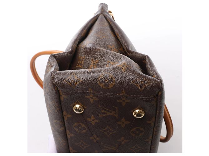 Borsa a mano 2Way Louis Vuitton Pallas Monogram Canvas in Brown x Red M41175 Rosso - vista 8