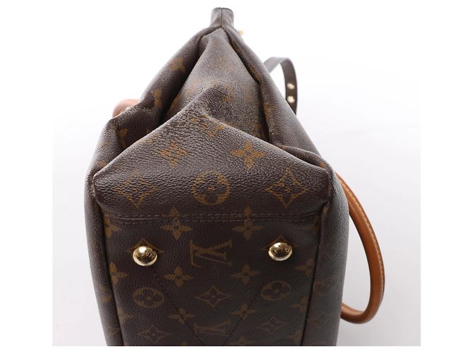 Borsa a mano 2Way Louis Vuitton Pallas Monogram Canvas in Brown x Red M41175 Rosso - vista 9