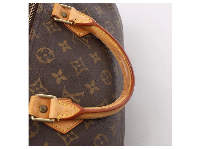 Borsa Louis Vuitton Speedy 30 Monogram Canvas Marrone M41526 - vista 10