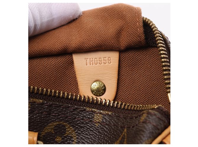 Borsa Louis Vuitton Speedy 30 Monogram Canvas Marrone M41526 - vista 11