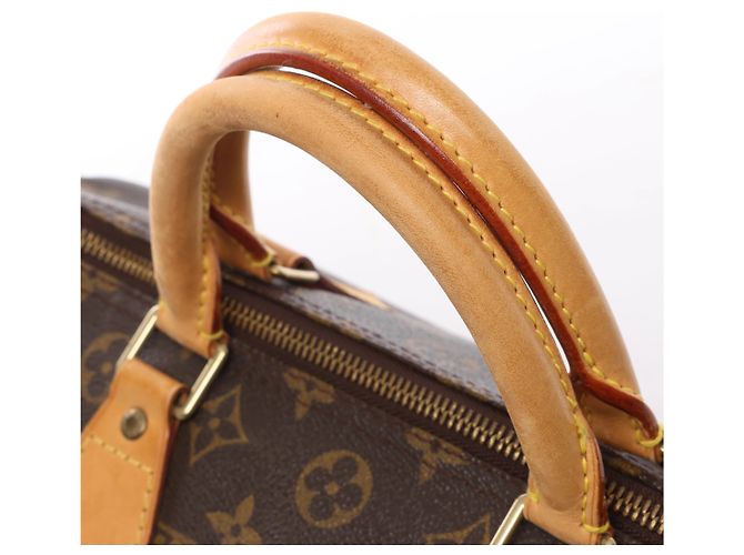 Borsa Louis Vuitton Speedy 30 Monogram Canvas Marrone M41526 - vista 4