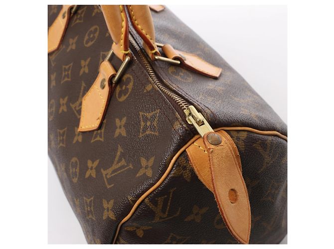 Borsa Louis Vuitton Speedy 30 Monogram Canvas Marrone M41526 - vista 6