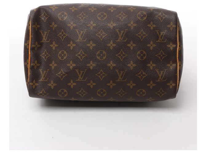 Borsa Louis Vuitton Speedy 30 Monogram Canvas Marrone M41526 - vista 7
