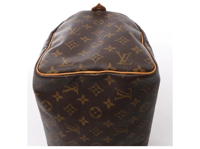 Borsa Louis Vuitton Speedy 30 Monogram Canvas Marrone M41526 - vista 8