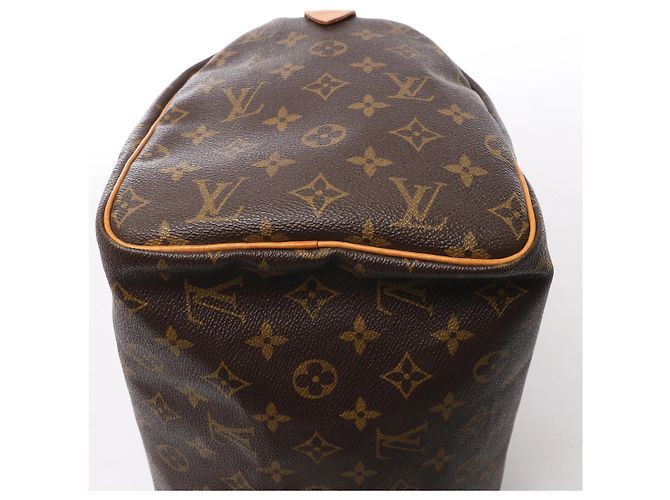Borsa Louis Vuitton Speedy 30 Monogram Canvas Marrone M41526 - vista 9