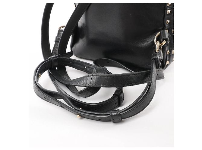 Zaino 2Way Valentino Garavani Rockstuds Spike in pelle nera Nero - vista 10
