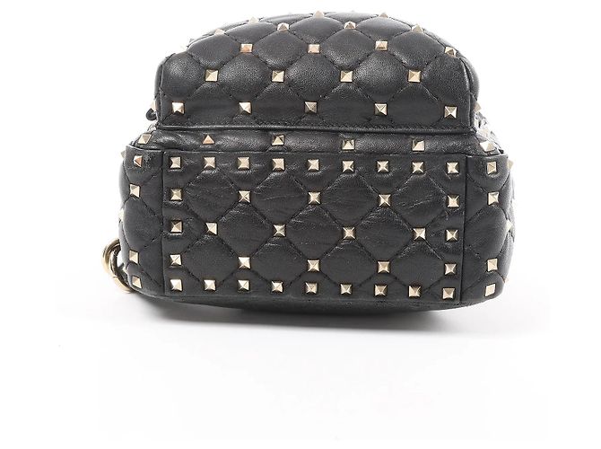 Zaino 2Way Valentino Garavani Rockstuds Spike in pelle nera Nero - vista 7
