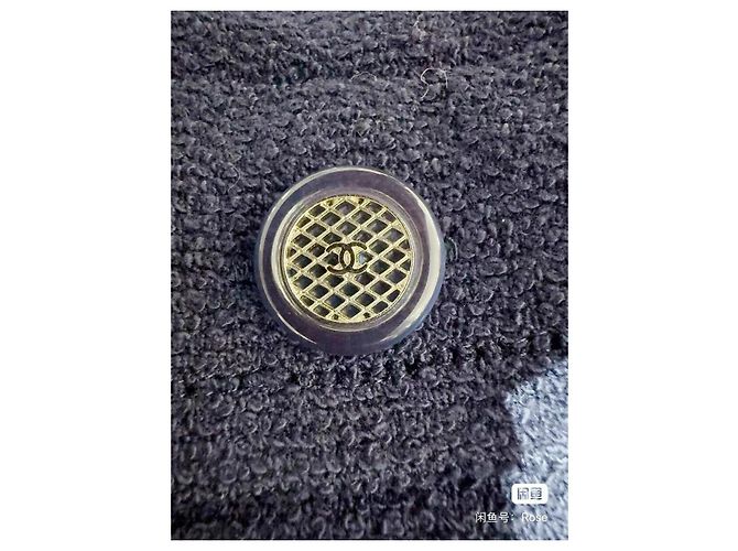 Abrigo Chanel de tweed azul marino Multicolor - vista 5