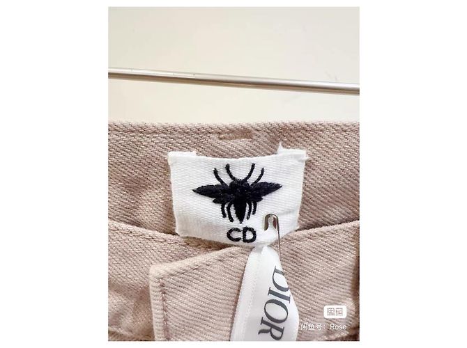 Autre Marque Dior Jeans Rosa Denim Größe 36 Mehrfarben - Ansicht 2