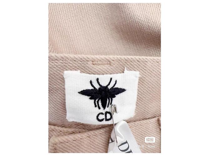 Autre Marque Dior Jeans Rosa Denim Größe 36 Mehrfarben - Ansicht 5