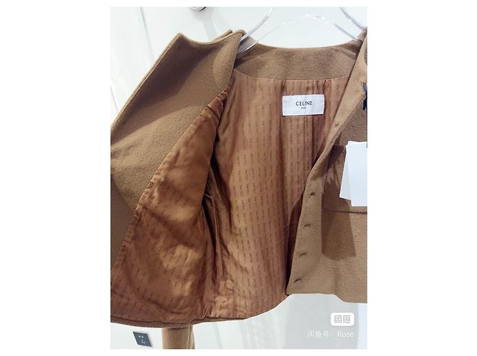 Céline Camel Wool Jacket Size 36 Multiple colors - view 5