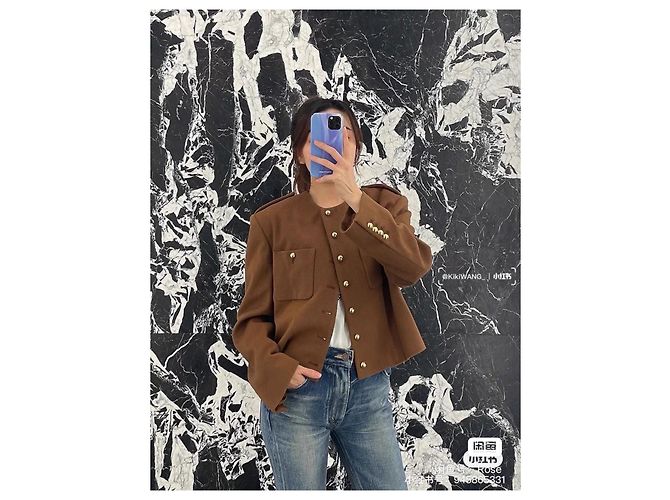 Céline Camel Wool Jacket Size 36 Multiple colors - view 8