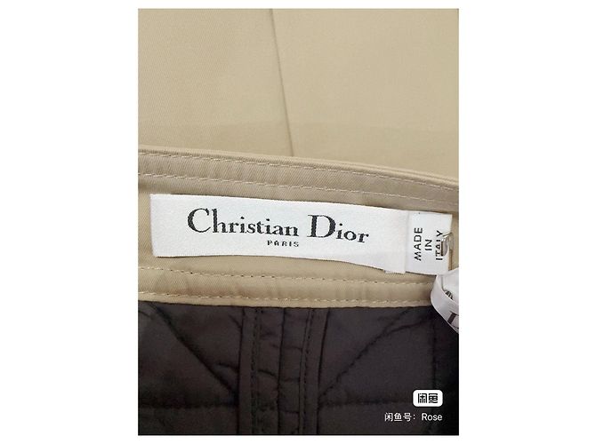 Autre Marque Dior Rock Beige aus Baumwolle Größe 36 Mehrfarben - Ansicht 4