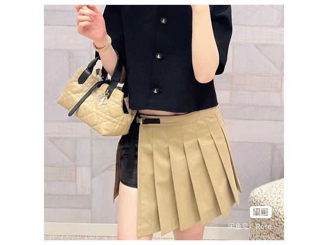Autre Marque Dior Rock Beige aus Baumwolle Größe 36 Mehrfarben - Ansicht 8