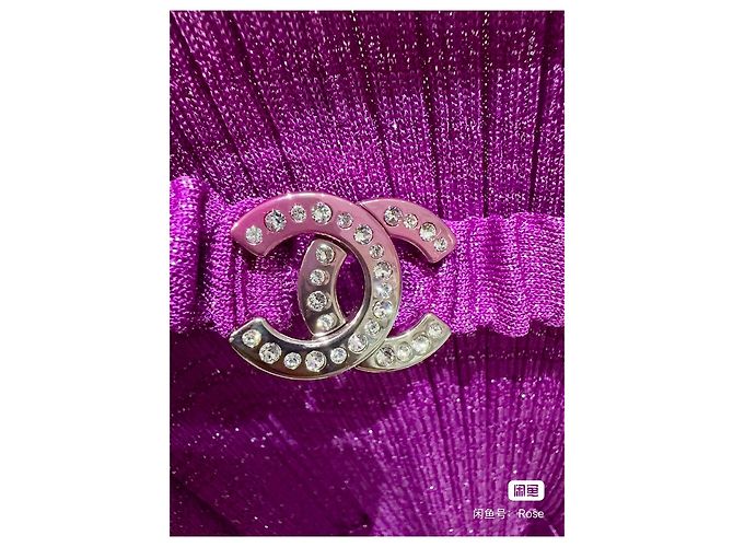 Chanel Seidenkleid Lila Größe 34 Mehrfarben - Ansicht 3