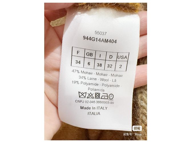 Autre Marque Dior Strickwaren aus Wolle Mehrfarbig Mehrfarben - Ansicht 4