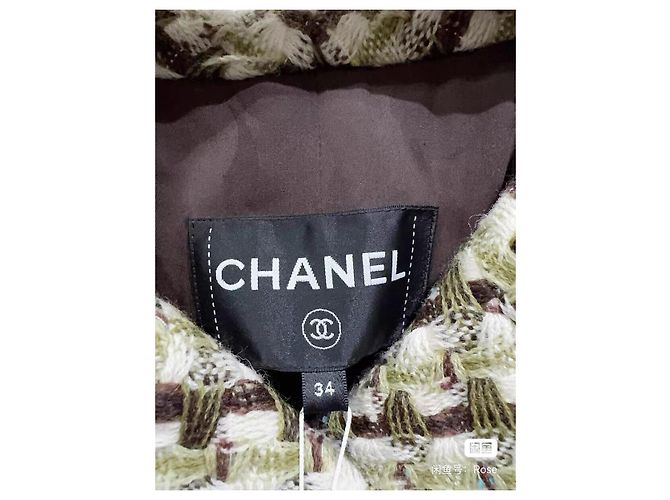 Chanel Jacke Mehrfarbig Tweed 23A Dakar Größe 34 Mehrfarben - Ansicht 5