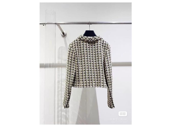 Chanel Jacke Mehrfarbig Tweed 23A Dakar Größe 34 Mehrfarben - Ansicht 6