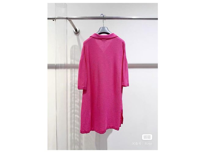 Chanel Kleid aus Seide Rot Größe 34 Mehrfarben - Ansicht 4