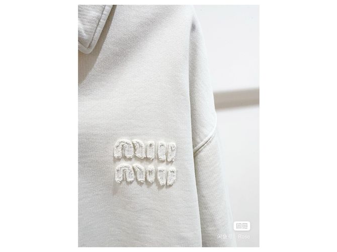 Miu Miu Cotton Jacket White Multiple colors - view 2