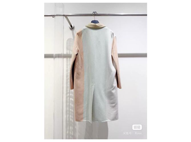 Cappotto Hermès Beige in Cashmere e Seta Taglia 34 Multicolore - vista 4