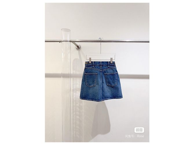 Céline Denim Rock Blau Arc de Triomphe Mehrfarben - Ansicht 4