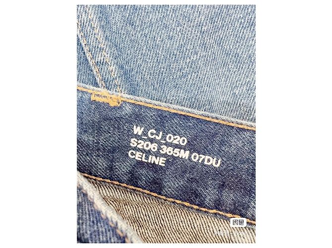 Céline Denim Rock Blau Arc de Triomphe Mehrfarben - Ansicht 5