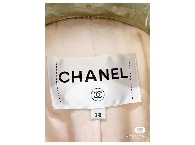 Chanel Wollmantel in Rosa Größe 38 Mehrfarben - Ansicht 2
